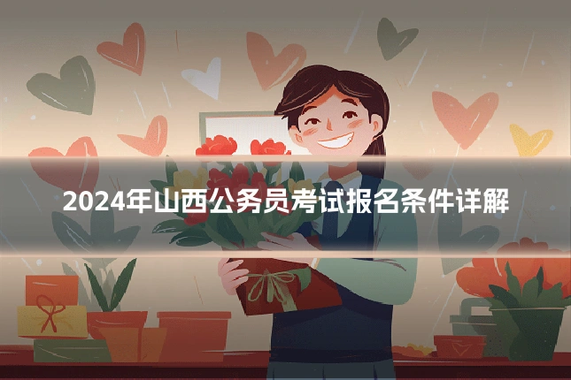 2024年山西公务员考试报名条件详解