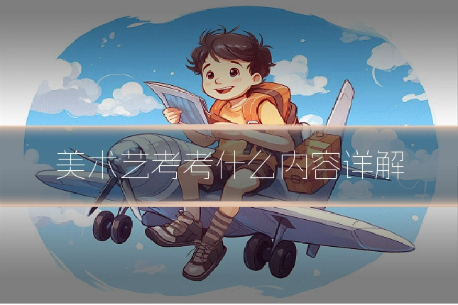美术艺考考什么内容详解