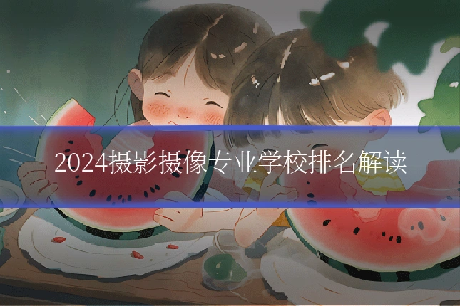 2024摄影摄像专业学校排名解读
