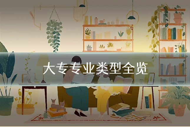 大专专业类型全览