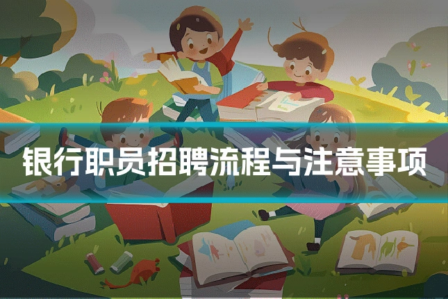 银行职员招聘流程与注意事项