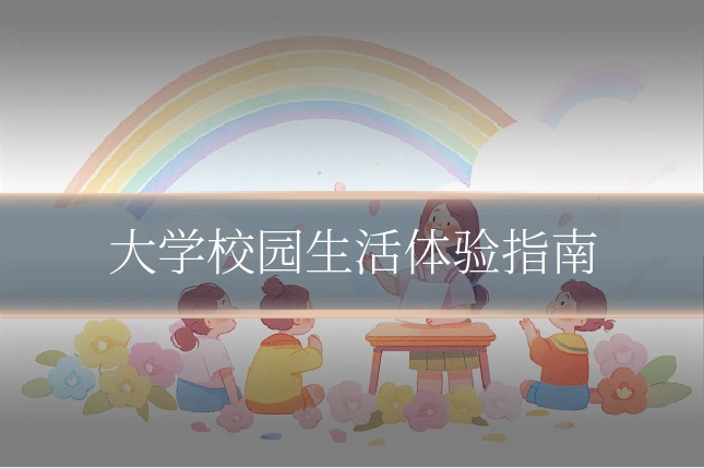 大学校园生活体验指南