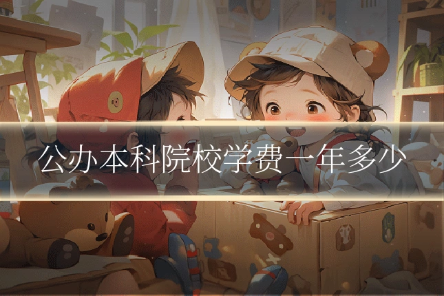 公办本科院校学费一年多少