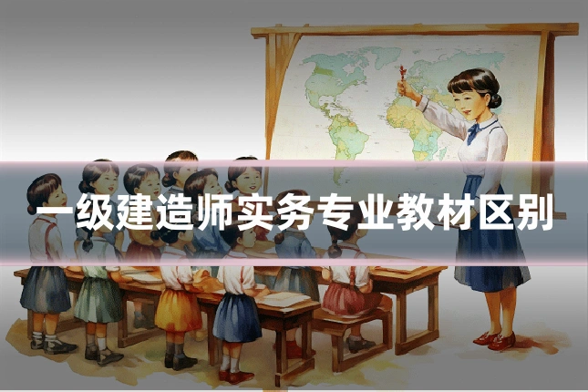 一级建造师实务专业教材区别