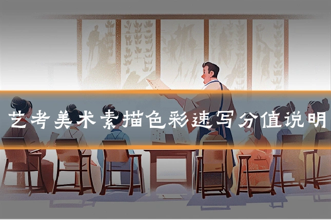 艺考美术素描色彩速写分值说明