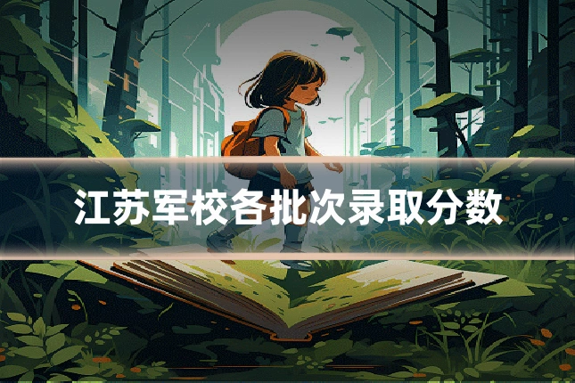 江苏军校各批次录取分数
