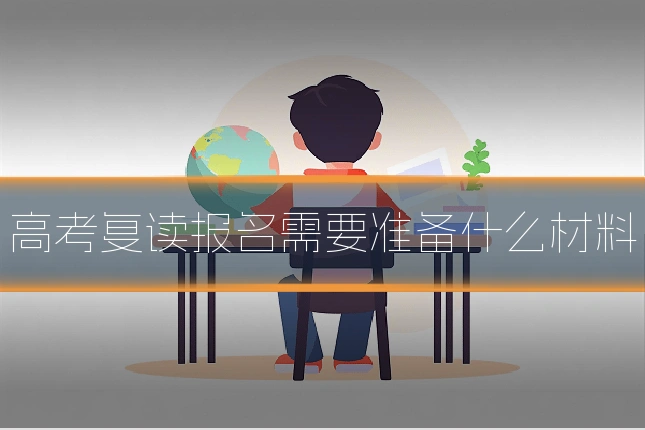 高考复读报名需要准备什么材料
