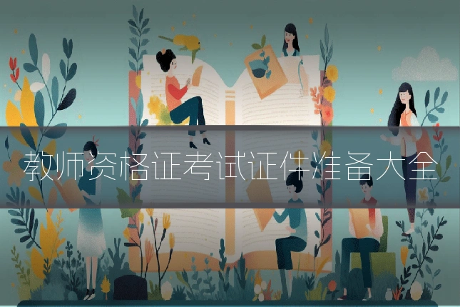 教师资格证考试证件准备大全