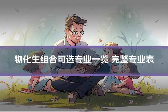 物化生组合可选专业一览 完整专业表
