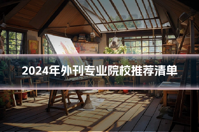 2024年外刊专业院校推荐清单