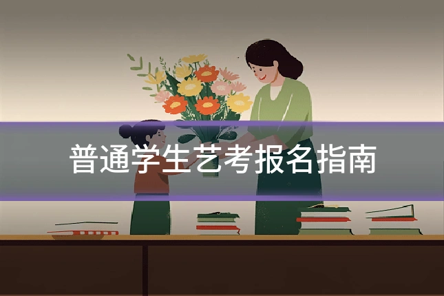 普通学生艺考报名指南