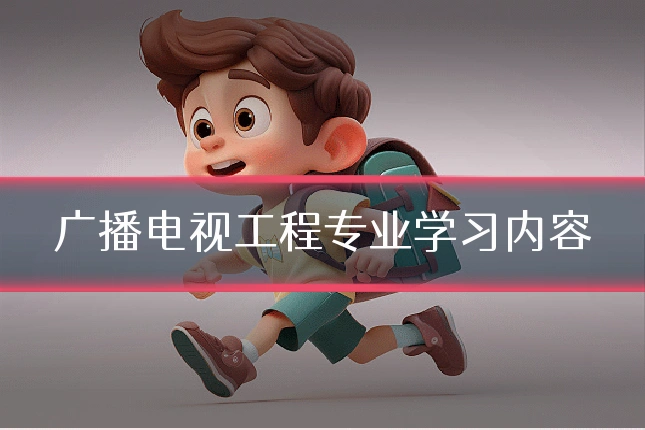 广播电视工程专业学习内容