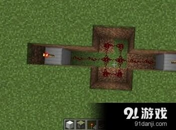 《我的世界》红石自动门二阶制作指南