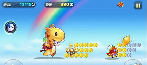 《天天酷跑》坐骑对比：小小鹿vs飞天云豹