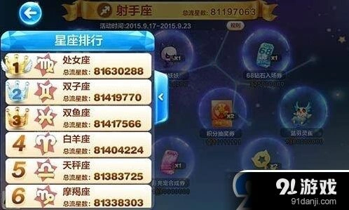 《天天酷跑》两周年星座争霸赛玩法详解
