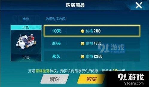 QQ飞车手游小哈金币价格 永久版12600金币贵不贵