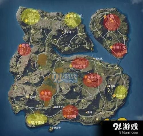 荒野行动雾天落点怎么选