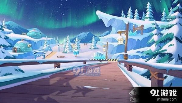 QQ飞车手游冰雪地图怎么跑