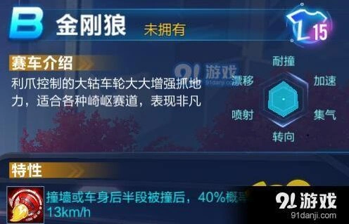 QQ飞车手游金刚狼紫爵强度对比攻略