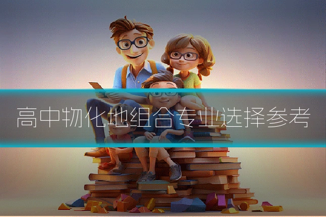 高中物化地组合专业选择参考
