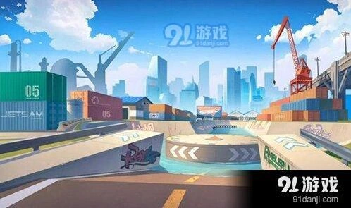 QQ飞车手游洛杉矶地图怎么跑