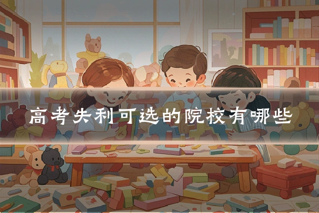 高考失利可选的院校有哪些