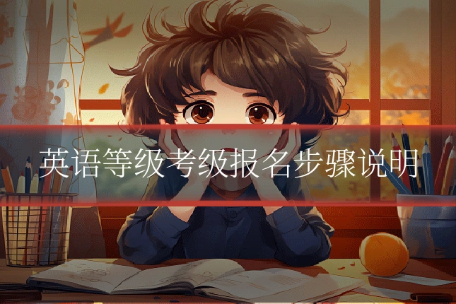 英语等级考级报名步骤说明