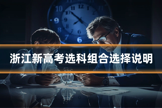 浙江新高考选科组合选择说明