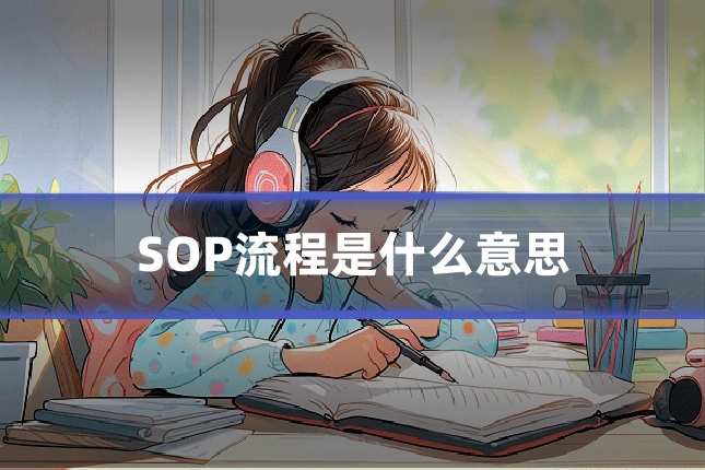 SOP流程是什么意思