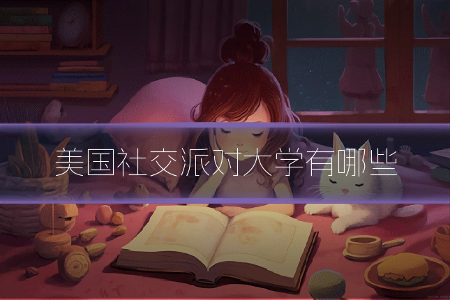 美国社交派对大学有哪些