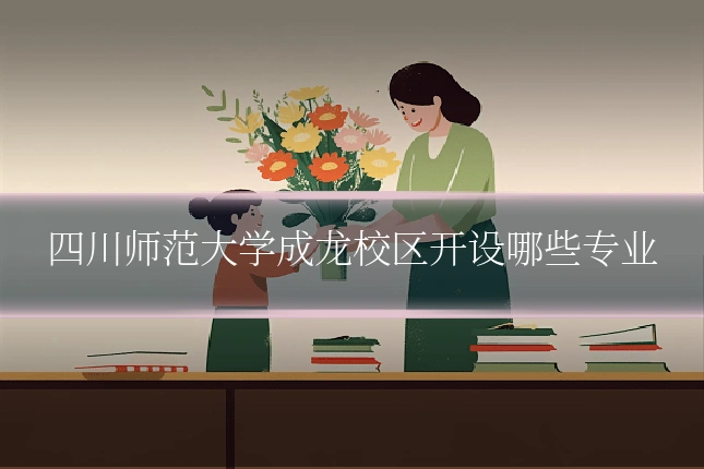 四川师范大学成龙校区开设哪些专业
