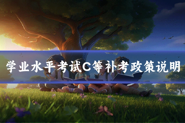 学业水平考试C等补考政策说明
