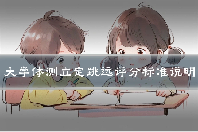 大学体测立定跳远评分标准说明