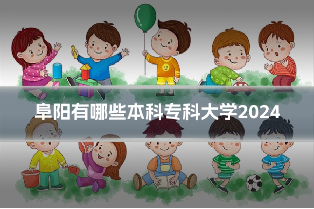 阜阳有哪些本科专科大学2024