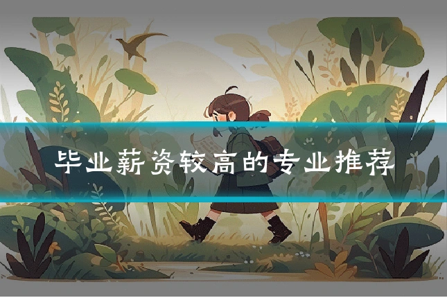 毕业薪资较高的专业推荐
