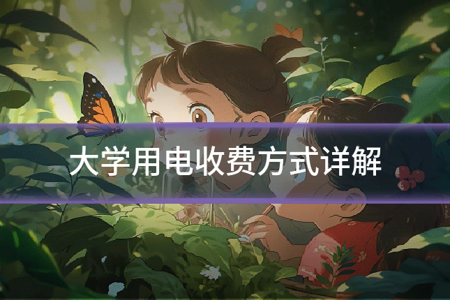 大学用电收费方式详解