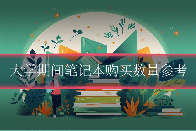大学期间笔记本购买数量参考