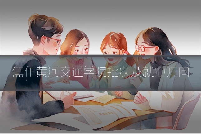 焦作黄河交通学院批次及就业方向