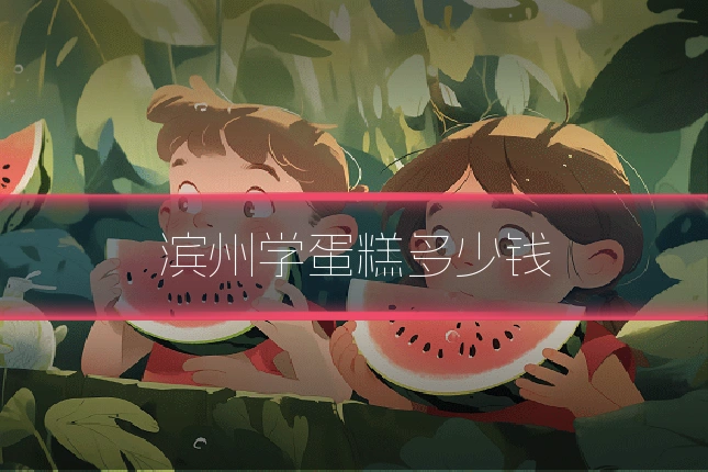 滨州学蛋糕多少钱