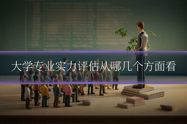 大学专业实力评估从哪几个方面看