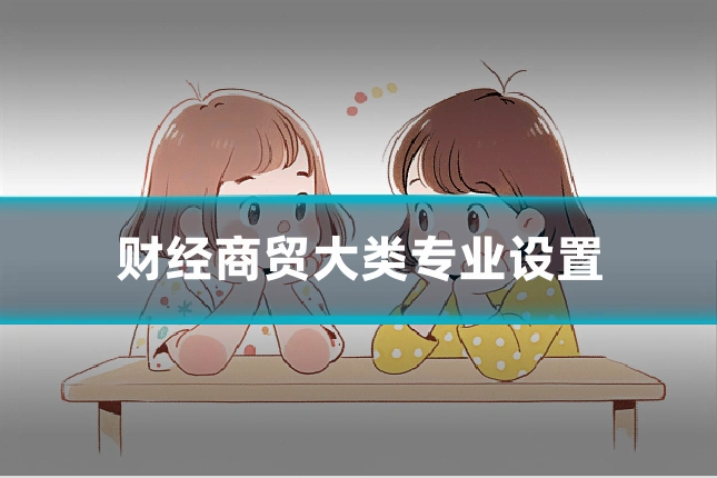 财经商贸大类专业设置