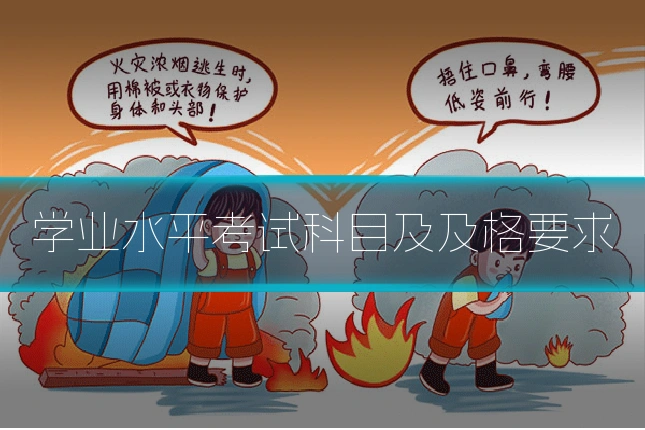 学业水平考试科目及及格要求
