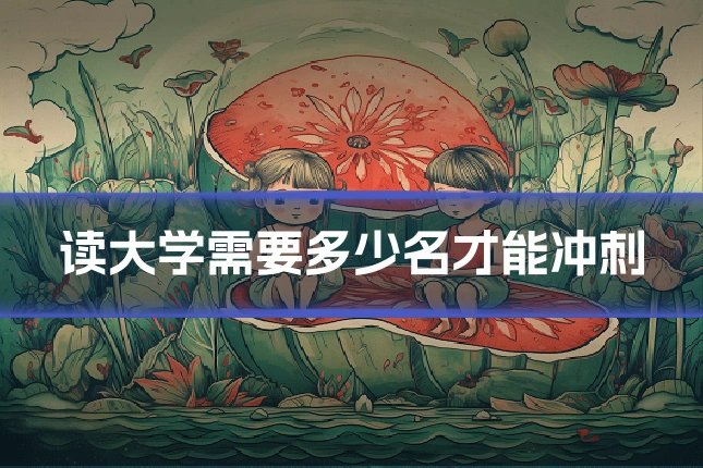 读大学需要多少名才能冲刺