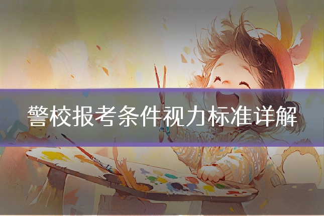 警校报考条件视力标准详解