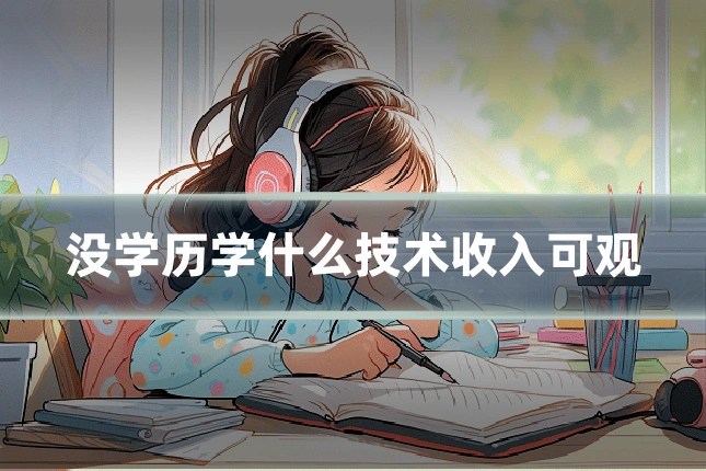 没学历学什么技术收入可观