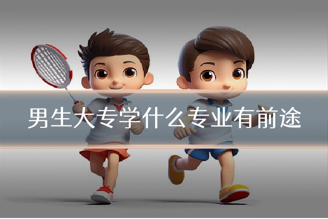 男生大专学什么专业有前途