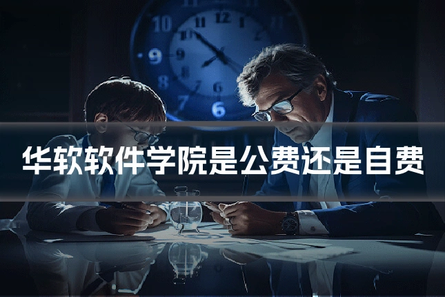华软软件学院是公费还是自费