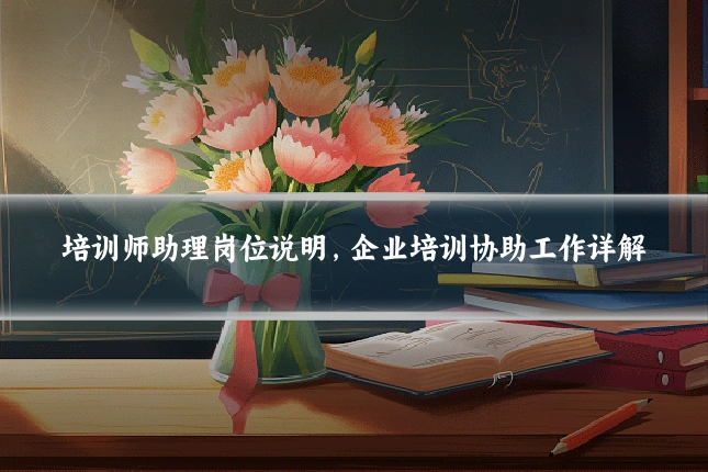 培训师助理岗位说明,企业培训协助工作详解