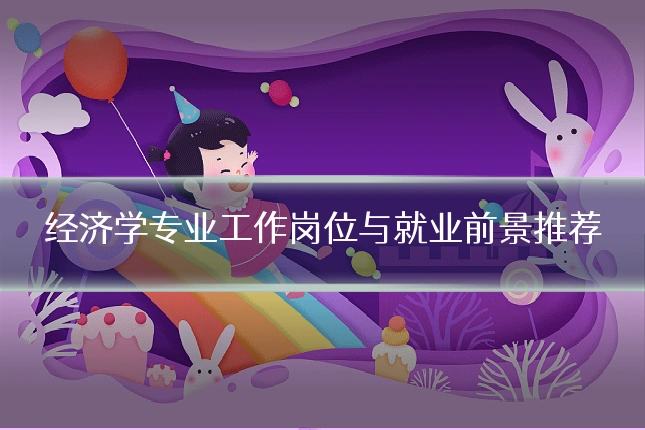 经济学专业工作岗位与就业前景推荐