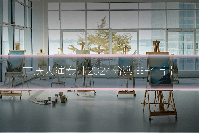 重庆表演专业2024分数排名指南